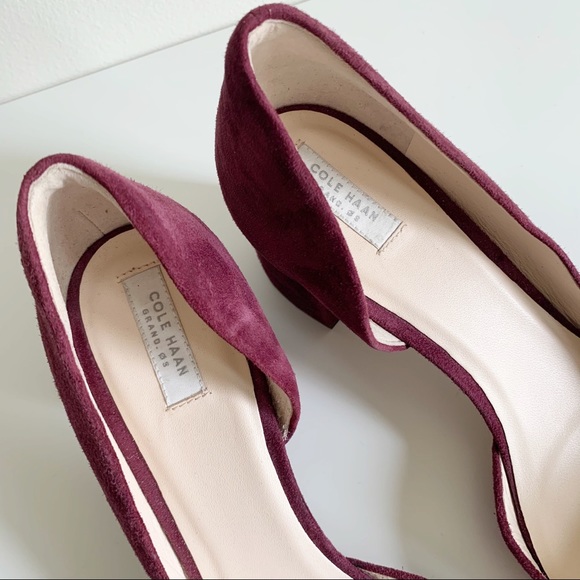 Cole Haan Suede Block Heels - Picture 5 of 11